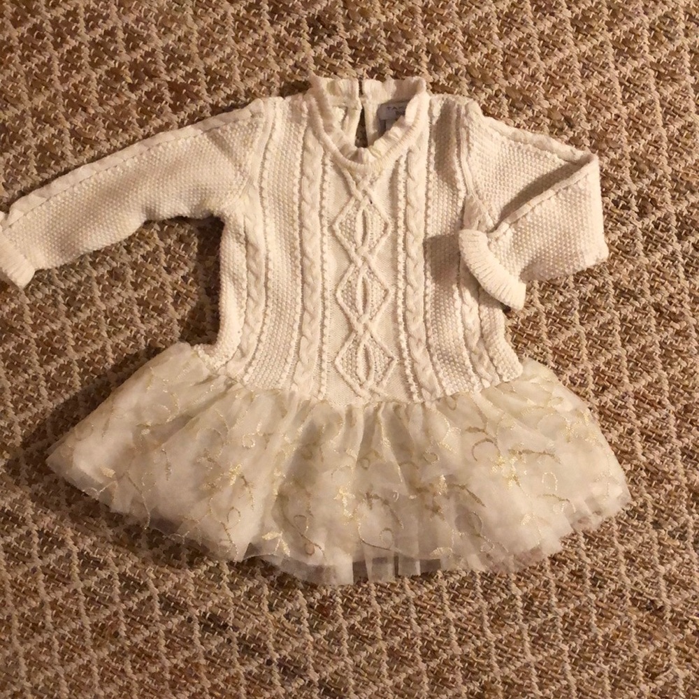 tahari baby 12mo long sleeve dress